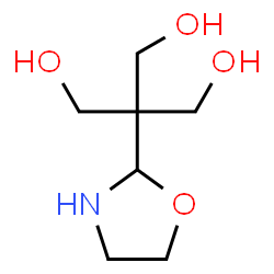 ChemSpider 2D Image | 2-(Hydroxymethyl)-2-(2-oxazolidinyl)-1,3-propanediol | C7H15NO4
