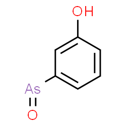 ChemSpider 2D Image | 3-(Oxoarsino)phenol | C6H5AsO2