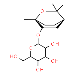 ChemSpider 2D Image | (1S,4R,6S)-1,3,3-Trimethyl-2-oxabicyclo[2.2.2]oct-6-yl hexopyranoside | C16H28O7