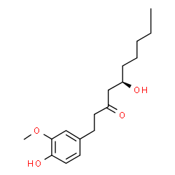 ChemSpider 2D Image | (-)-Gingerol | C17H26O4