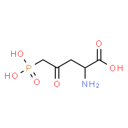 ChemSpider 2D Image | 4-Oxo-5-phosphononorvaline | C5H10NO6P