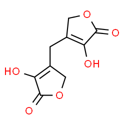 ChemSpider 2D Image | 4,4'-Methylenebis(3-hydroxy-2(5H)-furanone) | C9H8O6