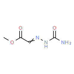 ChemSpider 2D Image | Methyl (carbamoylhydrazono)acetate | C4H7N3O3