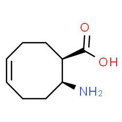ChemSpider 2D Image | Cis-(z)-8-Amino-cyclooct-4-enecarboxylic acid | C9H15NO2