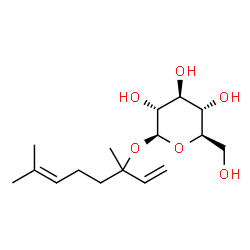 ChemSpider 2D Image | Linalool glucoside | C16H28O6