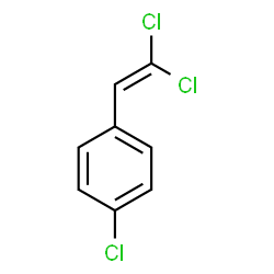 ChemSpider 2D Image | 1-Chloro-4-(2,2-dichlorovinyl)benzene | C8H5Cl3