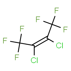 ChemSpider 2D Image | (2Z)-2,3-Dichloro-1,1,1,4,4,4-hexafluoro-2-butene | C4Cl2F6