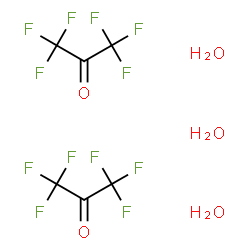 ChemSpider 2D Image | 1,1,1,3,3,3-Hexafluoroacetone hydrate (2:3) | C6H6F12O5
