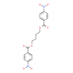 ChemSpider 2D Image | 1,4-Butanediyl bis(4-nitrobenzoate) | C18H16N2O8