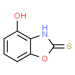 ChemSpider 2D Image | 4-hydroxybenzo[d]oxazole-2(3H)-thione | C7H5NO2S