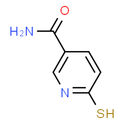 ChemSpider 2D Image | 6-Mercaptonicotinamide | C6H6N2OS