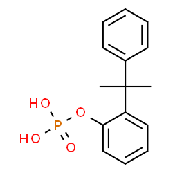 ChemSpider 2D Image | 2-(2-Phenyl-2-propanyl)phenyl dihydrogen phosphate | C15H17O4P