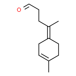 ChemSpider 2D Image | (4Z)-4-(4-Methyl-3-cyclohexen-1-ylidene)pentanal | C12H18O