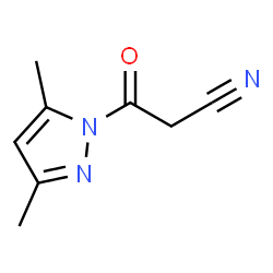 ChemSpider 2D Image | 3-(3,5-Dimethyl-1H-pyrazol-1-yl)-3-oxopropanenitrile | C8H9N3O