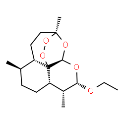 ChemSpider 2D Image | (1S,4S,5R,8S,9R,10S,12R)-10-Ethoxy-1,5,9-trimethyl-11,14,15,16-tetraoxatetracyclo[10.3.1.0~4,13~.0~8,13~]hexadecane | C17H28O5