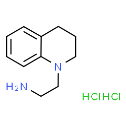 ChemSpider 2D Image | 2-(3,4-Dihydro-1(2H)-quinolinyl)ethanamine dihydrochloride | C11H18Cl2N2