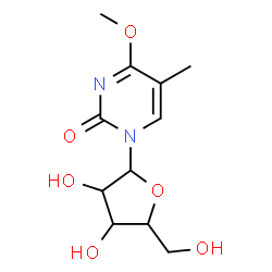 ChemSpider 2D Image | 4-Methoxy-5-methyl-1-pentofuranosyl-2(1H)-pyrimidinone | C11H16N2O6