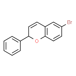 ChemSpider 2D Image | 6-Bromo-2-phenyl-2H-chromene | C15H11BrO