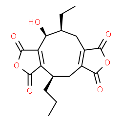 ChemSpider 2D Image | 1-hydroxybyssochlamic acid | C18H20O7