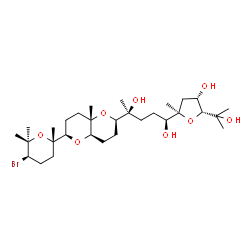 ChemSpider 2D Image | aplysiol A | C30H53BrO8