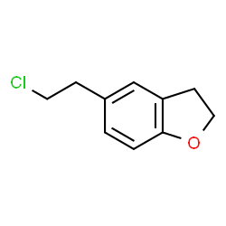 ChemSpider 2D Image | 5-(2-chloroethyl)-2,3-dihydrobenzofuran | C10H11ClO