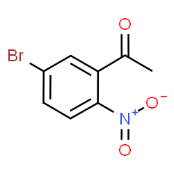 ChemSpider 2D Image | 1-(5-Bromo-2-nitrophenyl)ethanone | C8H6BrNO3