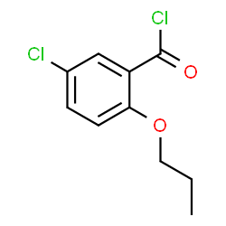 ChemSpider 2D Image | 5-Chloro-2-propoxybenzoyl chloride | C10H10Cl2O2