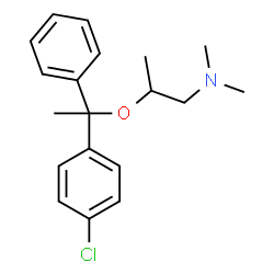 ChemSpider 2D Image | Mecloxamine | C19H24ClNO