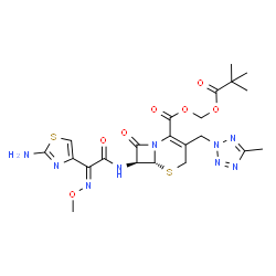 ChemSpider 2D Image | cefteram pivoxil | C22H27N9O7S2