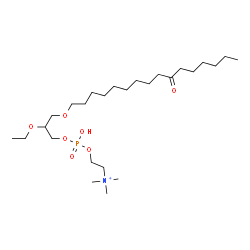 ChemSpider 2D Image | 7-Ethoxy-4-hydroxy-N,N,N-trimethyl-19-oxo-3,5,9-trioxa-4-phosphapentacosan-1-aminium 4-oxide | C26H55NO7P