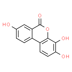 ChemSpider 2D Image | 3,4,8-Trihydroxy-6H-benzo[c]chromen-6-one | C13H8O5
