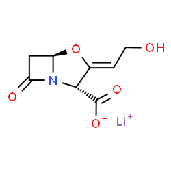 ChemSpider 2D Image | LITHIUM CLAVULANATE | C8H8LiNO5