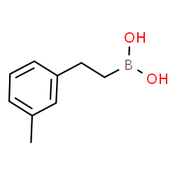ChemSpider 2D Image | [2-(3-Methylphenyl)ethyl]boronic acid | C9H13BO2