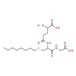 ChemSpider 2D Image | L-gamma-Glutamyl-S-octylcysteinylglycine | C18H33N3O6S