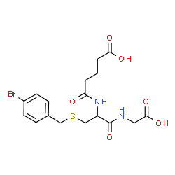ChemSpider 2D Image | S-(4-Bromobenzyl)-N-(4-carboxybutanoyl)cysteinylglycine | C17H21BrN2O6S