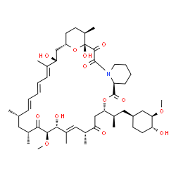 ChemSpider 2D Image | (1R,9S,12S,15R,16E,18R,19R,21R,23S,24E,26E,28E,30R,32S,35R)-1,18,30-Trihydroxy-12-{(2R)-1-[(1S,3R,4R)-4-hydroxy-3-methoxycyclohexyl]-2-propanyl}-19-methoxy-15,17,21,23,29,35-hexamethyl-11,36-dioxa-4-a
zatricyclo[30.3.1.0~4,9~]hexatriaconta-16,24,26,28-tetraene-2,3,10,14,20-pentone | C50H77NO13