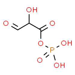 ChemSpider 2D Image | 2-Hydroxy-3-oxopropanoyl dihydrogen phosphate | C3H5O7P