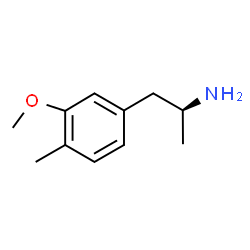 ChemSpider 2D Image | (2S)-1-(3-Methoxy-4-methylphenyl)-2-propanamine | C11H17NO