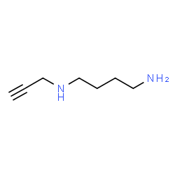 ChemSpider 2D Image | N-(2-Propyn-1-yl)-1,4-butanediamine | C7H14N2