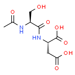 ChemSpider 2D Image | N-Acetyl-L-seryl-L-aspartic acid | C9H14N2O7