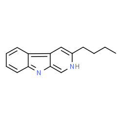 ChemSpider 2D Image | 3-Butyl-2H-beta-carboline | C15H16N2