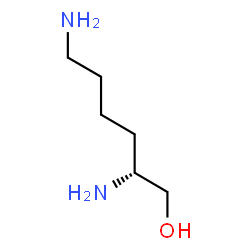 ChemSpider 2D Image | (2R)-2,6-Diamino-1-hexanol | C6H16N2O