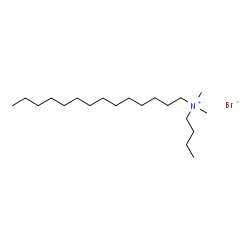ChemSpider 2D Image | N-Butyl-N,N-dimethyl-1-tetradecanaminium bromide | C20H44BrN