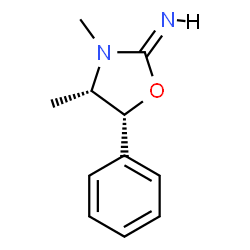 ChemSpider 2D Image | (2Z,4S,5R)-3,4-Dimethyl-5-phenyl-1,3-oxazolidin-2-imine | C11H14N2O