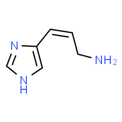 ChemSpider 2D Image | (2Z)-3-(1H-Imidazol-4-yl)-2-propen-1-amine | C6H9N3