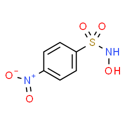 ChemSpider 2D Image | N-hydroxy-4-nitrobenzenesulfonamide | C6H6N2O5S