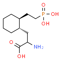 ChemSpider 2D Image | 3-[(1S,2S)-2-(2-Phosphonoethyl)cyclohexyl]alanine | C11H22NO5P