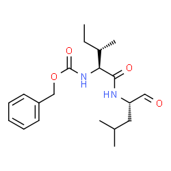 ChemSpider 2D Image | Z-Ile-Leu-aldehyde | C20H30N2O4
