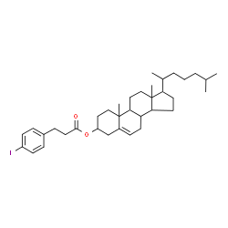 ChemSpider 2D Image | Cholest-5-en-3-yl 3-(4-iodophenyl)propanoate | C36H53IO2