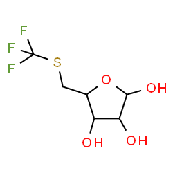 ChemSpider 2D Image | 5-Thio-5-S-(trifluoromethyl)pentofuranose | C6H9F3O4S